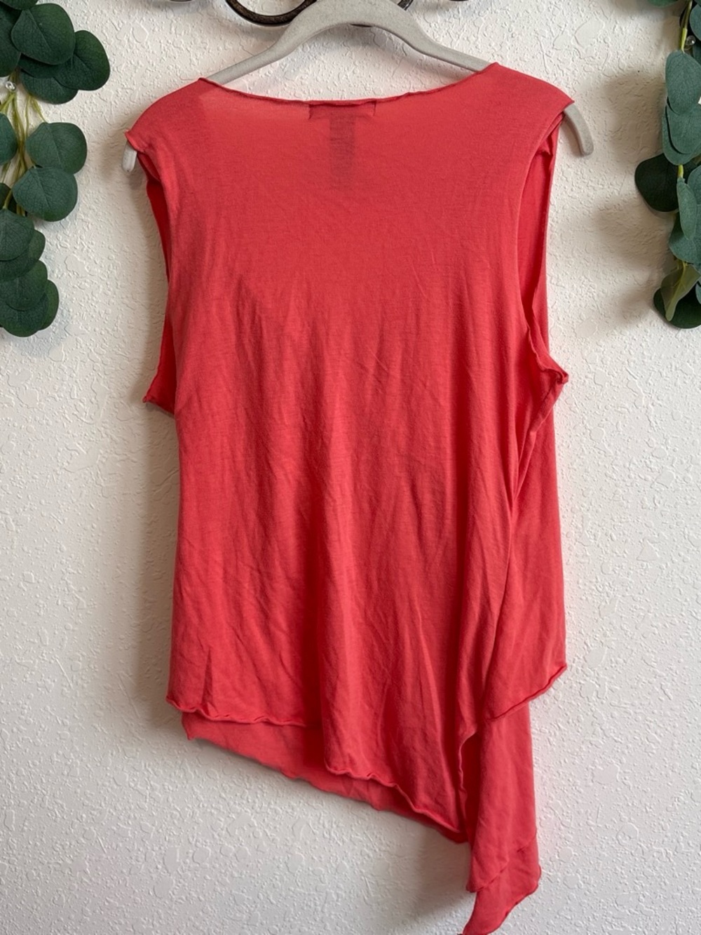 Y2K Pink Asymmetrical Wrap Tank Top 💕 - Picture 5 of 6